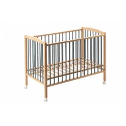 Lit En Bois 70x140 Cm Arthur Hybride Bleu Gris 17 Lit En Bois 70x140 Cm Arthur Hybride Bleu Gris -Allobébé cb063225162 3