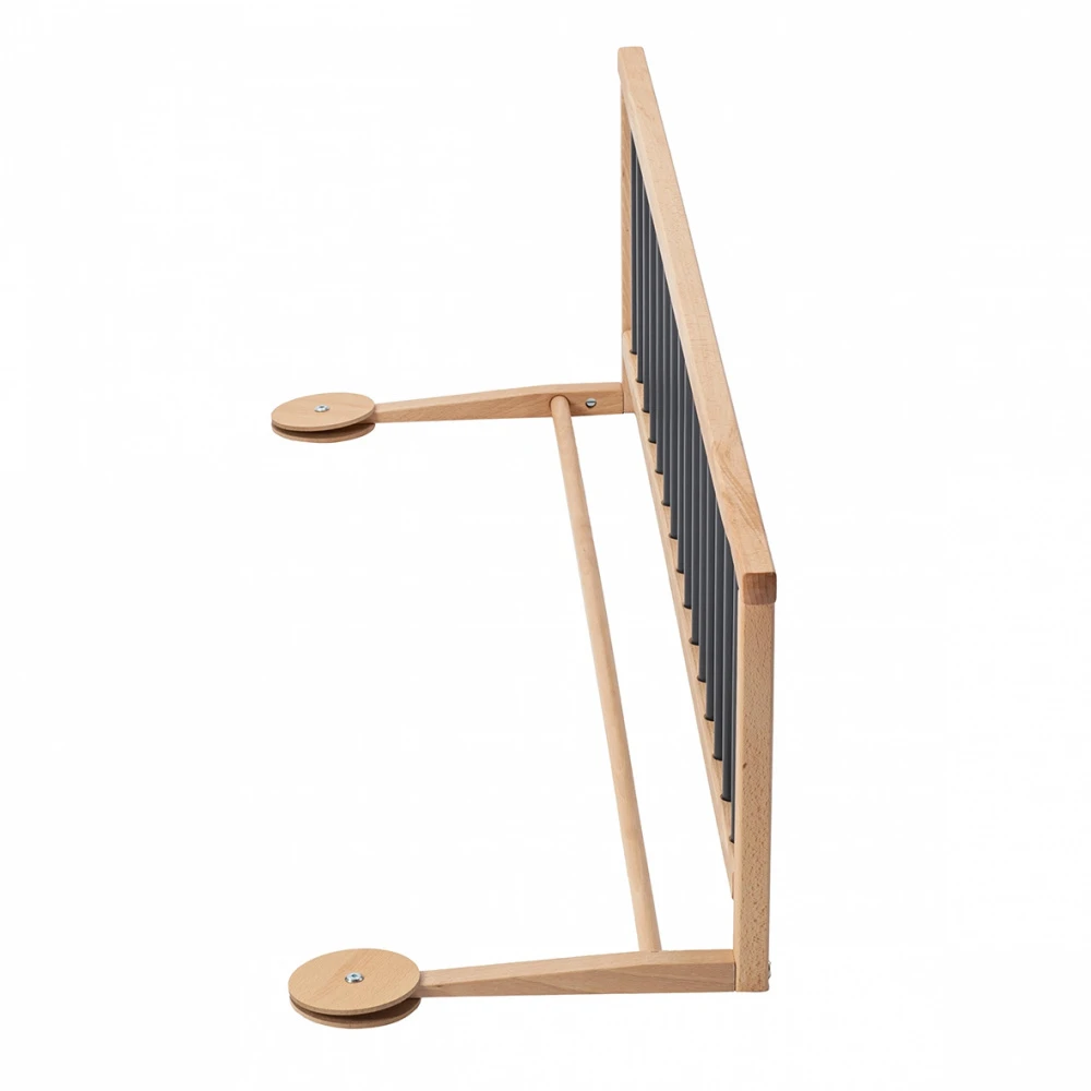 Barrière De Lit Enfant Bois 35 X 127 Cm Audrey Anthracite 4 Barrière De Lit Enfant Bois 35 X 127 Cm Audrey Anthracite – Image 4