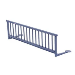 Barrière De Lit Bois Laqué Bleu