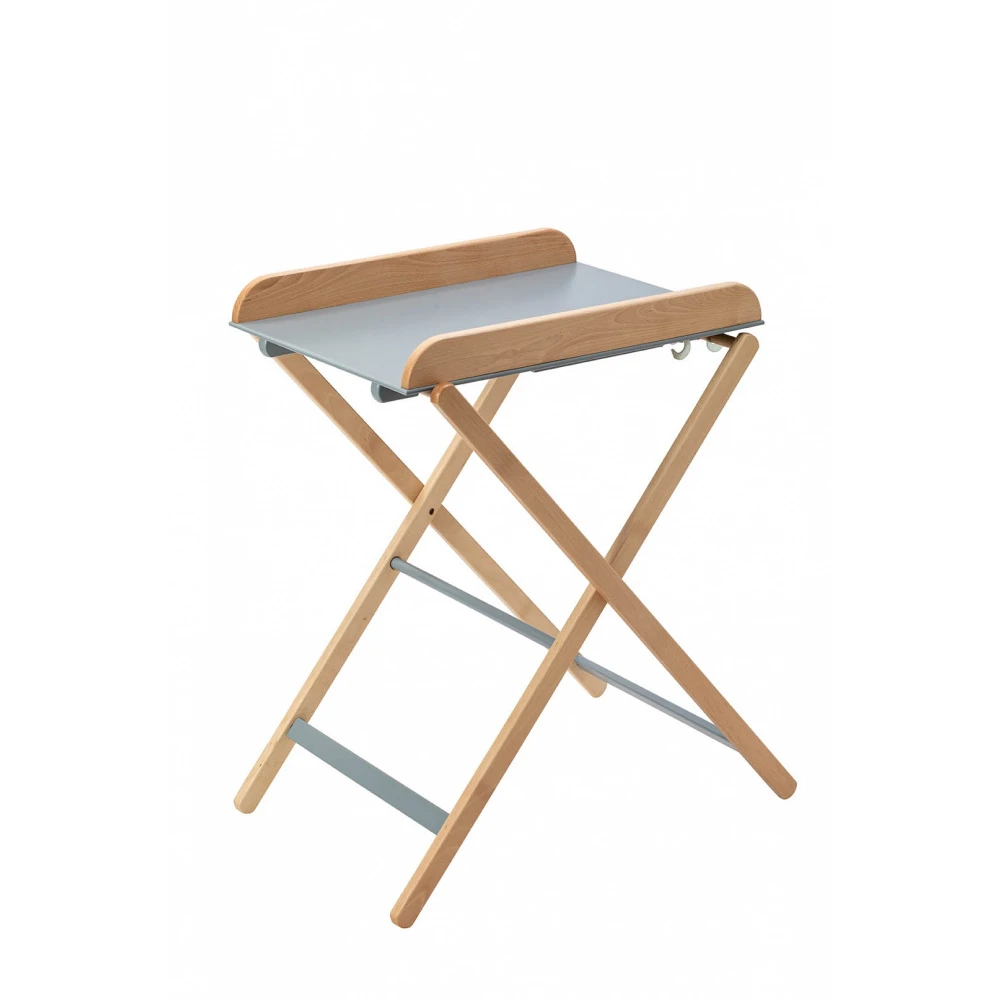 Table à Langer Jade Pliante Hybride Bleu Gris 1 Table à Langer Jade Pliante Hybride Bleu Gris