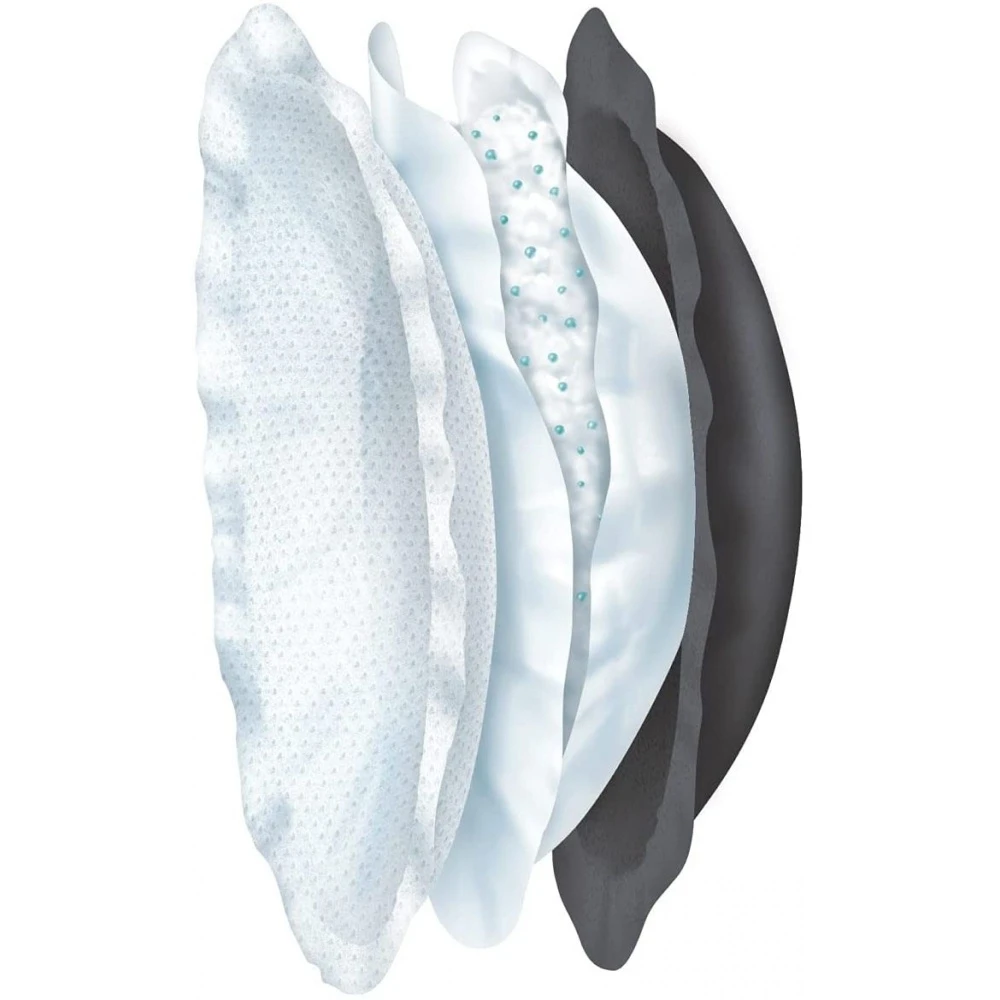 CHICCO Lot De 60 Coussinets D'allaitement Antibactérien Noir 4 CHICCO Lot De 60 Coussinets D'allaitement Antibactérien Noir – Image 4