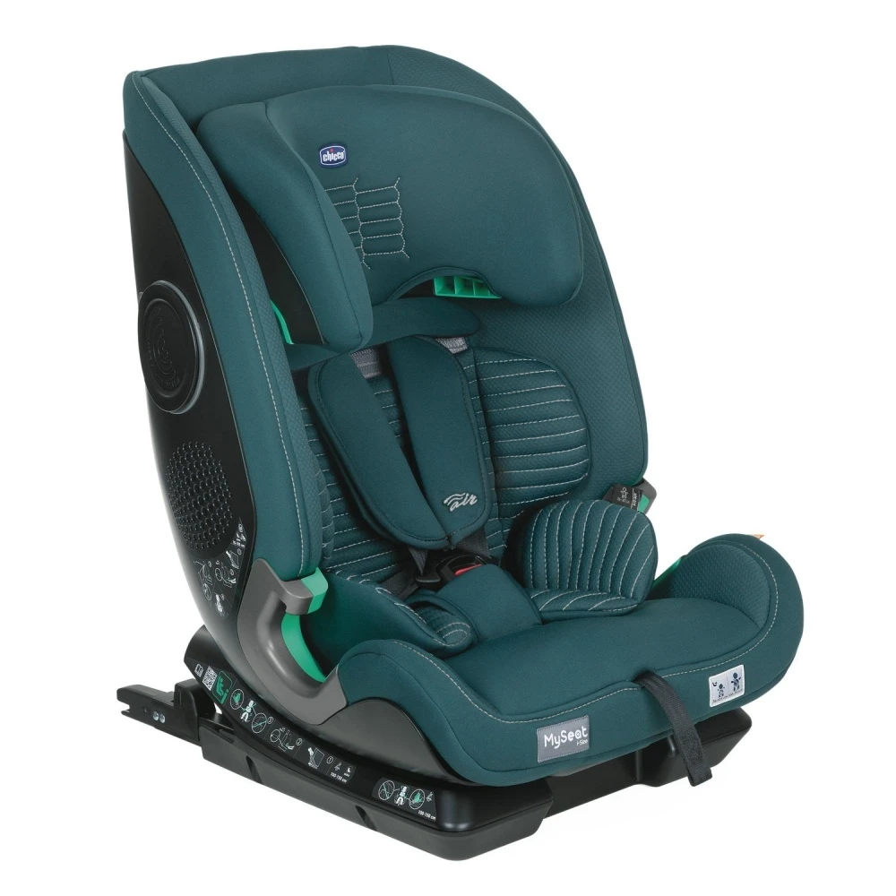 CHICCO Siège Auto Myseat I-size Air Teal Blue 1 CHICCO Siège Auto Myseat I-size Air Teal Blue