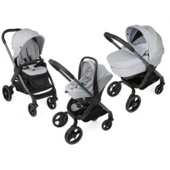 CHICCO Poussette Trio Alysia I-size Grey Mist