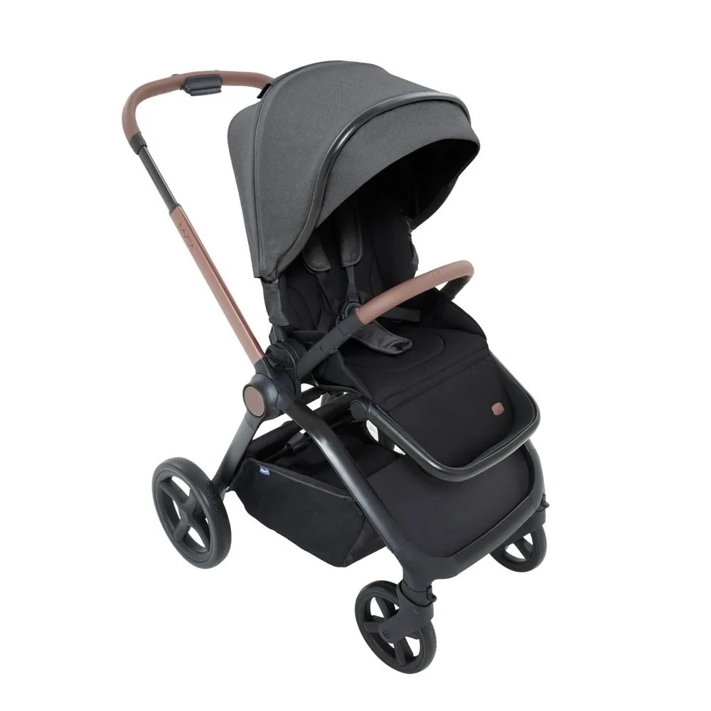 CHICCO Poussette Mysa Black Satin 1 CHICCO Poussette Mysa Black Satin