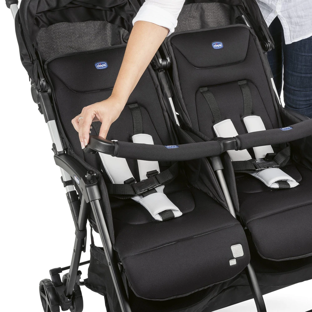 CHICCO Poussette Double Ohlala' Twin Black Night 6 CHICCO Poussette Double Ohlala' Twin Black Night – Image 6