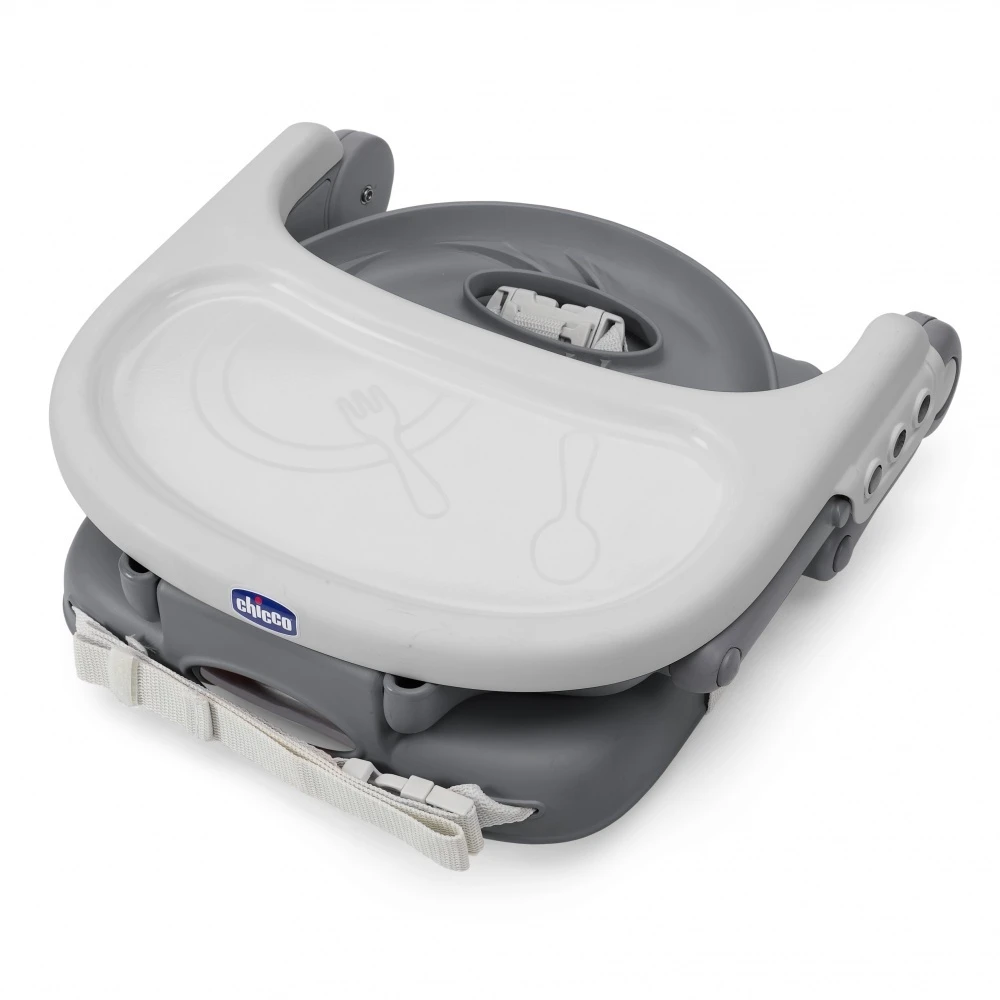 CHICCO Réhausseur De Chaise Pocket Snack Dark Grey 2 CHICCO Réhausseur De Chaise Pocket Snack Dark Grey – Image 2