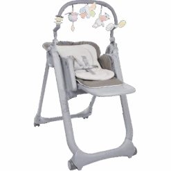 CHICCO Chaise Haute Polly Magic Relax - 4 Roues Cocoa