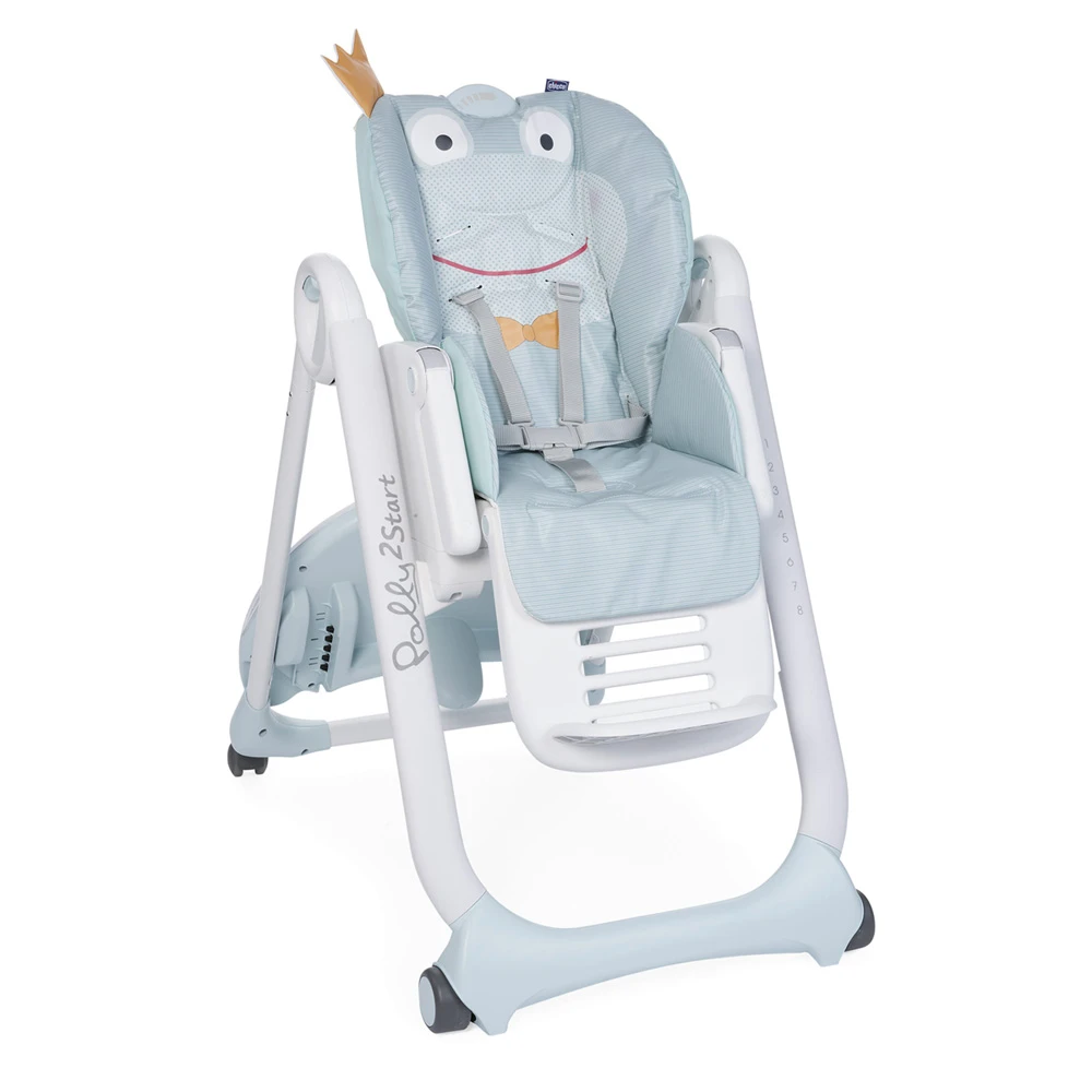 CHICCO Chaise Haute Polly 2 Start 4 Roues Froggy 2 CHICCO Chaise Haute Polly 2 Start 4 Roues Froggy – Image 2
