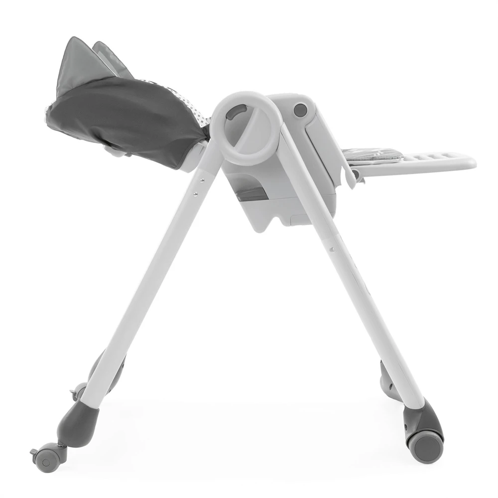 CHICCO Chaise Haute Polly 2 Start 4 Roues Foxy 5 CHICCO Chaise Haute Polly 2 Start 4 Roues Foxy – Image 5