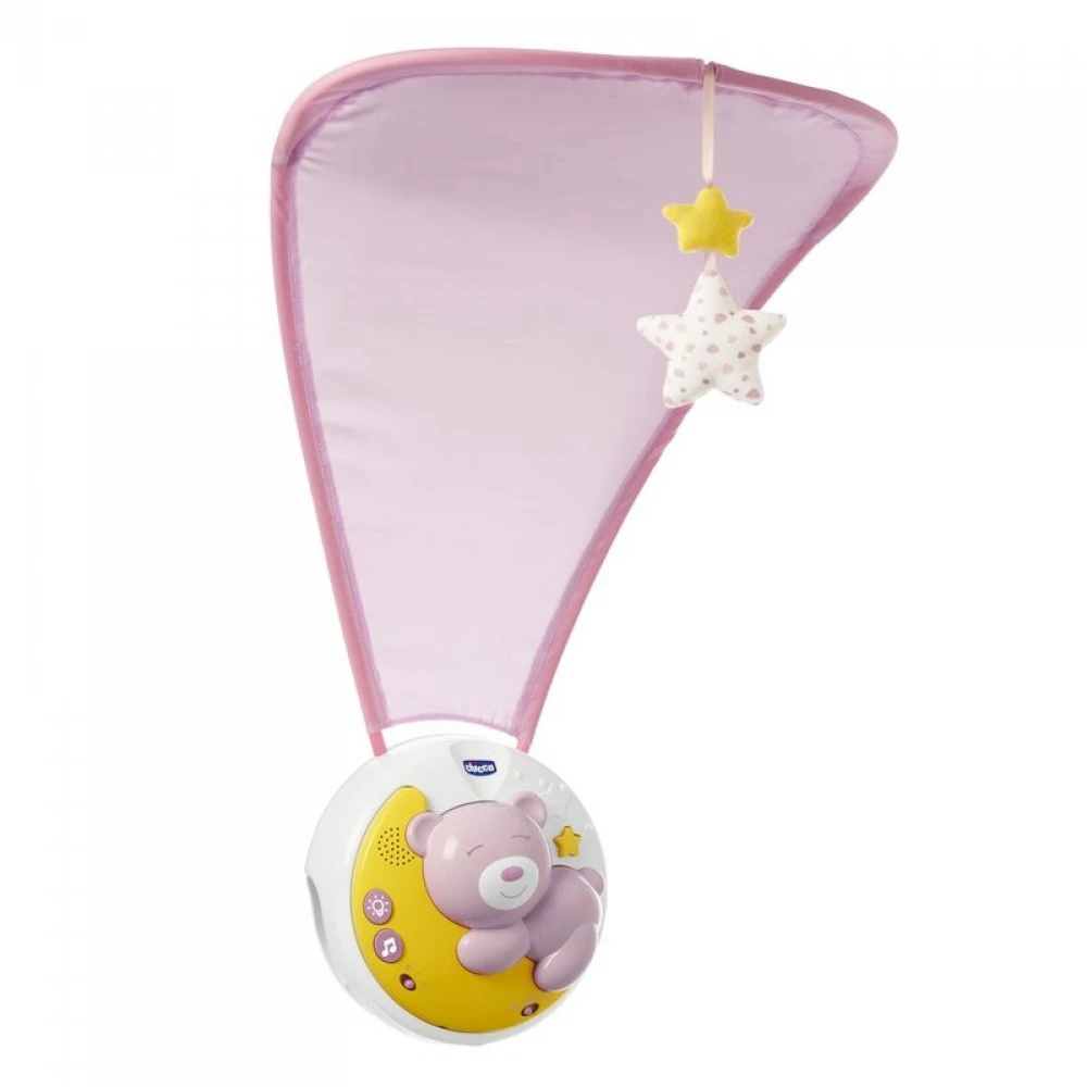 CHICCO Mobile Musical Projecteur Next2moon First Dreams Rose 1 CHICCO Mobile Musical Projecteur Next2moon First Dreams Rose