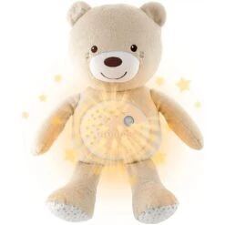 CHICCO Peluche Ourson Projecteur First Dreams Beige