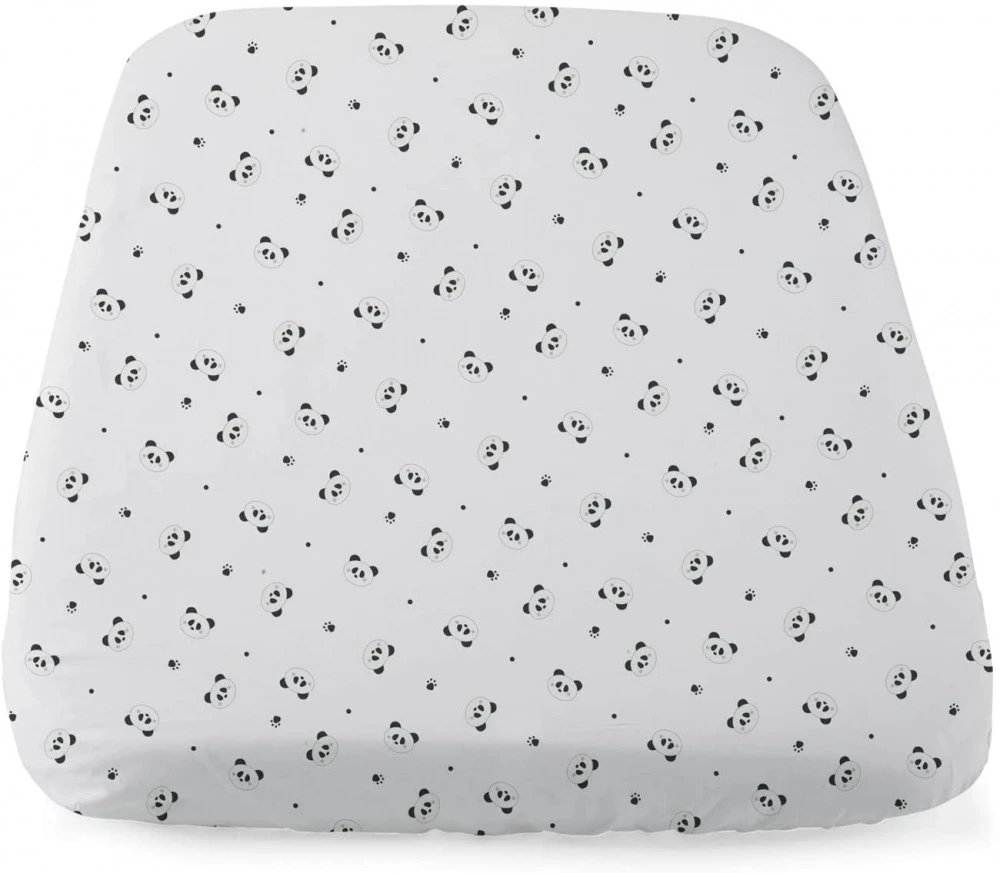 CHICCO Lot De 2 Draps Housses Next2me Panda 2 CHICCO Lot De 2 Draps Housses Next2me Panda – Image 2