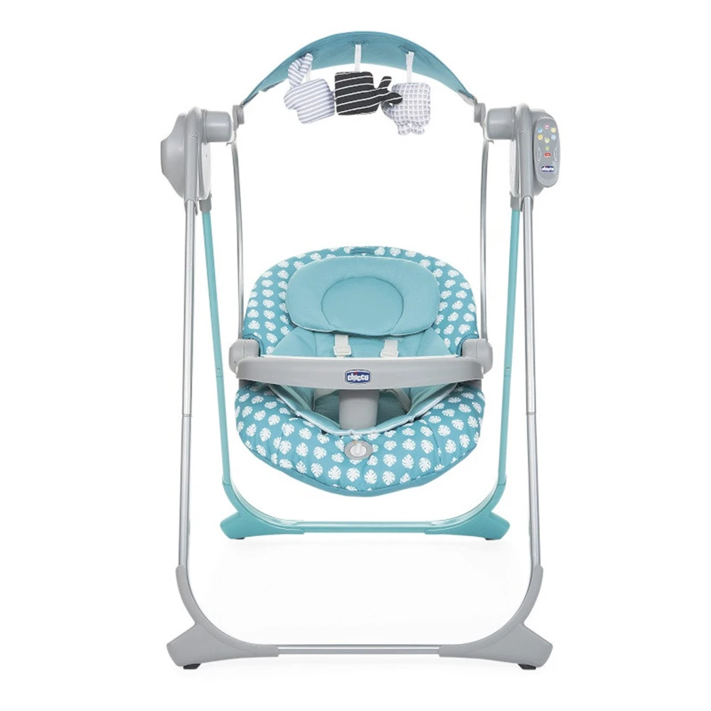 CHICCO Balancelle Bébé Polly Swing Up Turquoise 5 CHICCO Balancelle Bébé Polly Swing Up Turquoise – Image 5