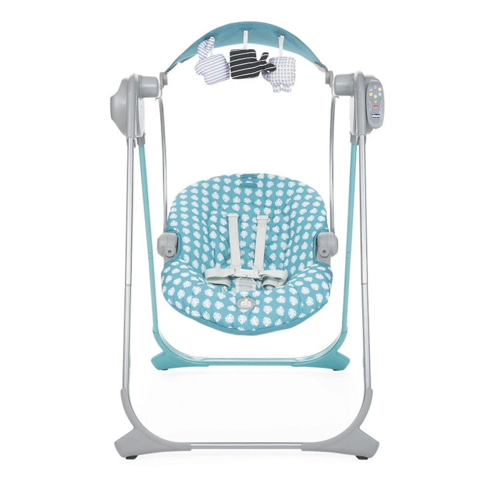 CHICCO Balancelle Bébé Polly Swing Up Turquoise 6 CHICCO Balancelle Bébé Polly Swing Up Turquoise – Image 6
