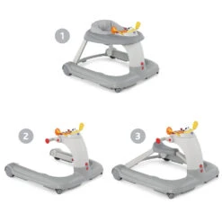 CHICCO Trotteur Bébé 1 2 3 Silver