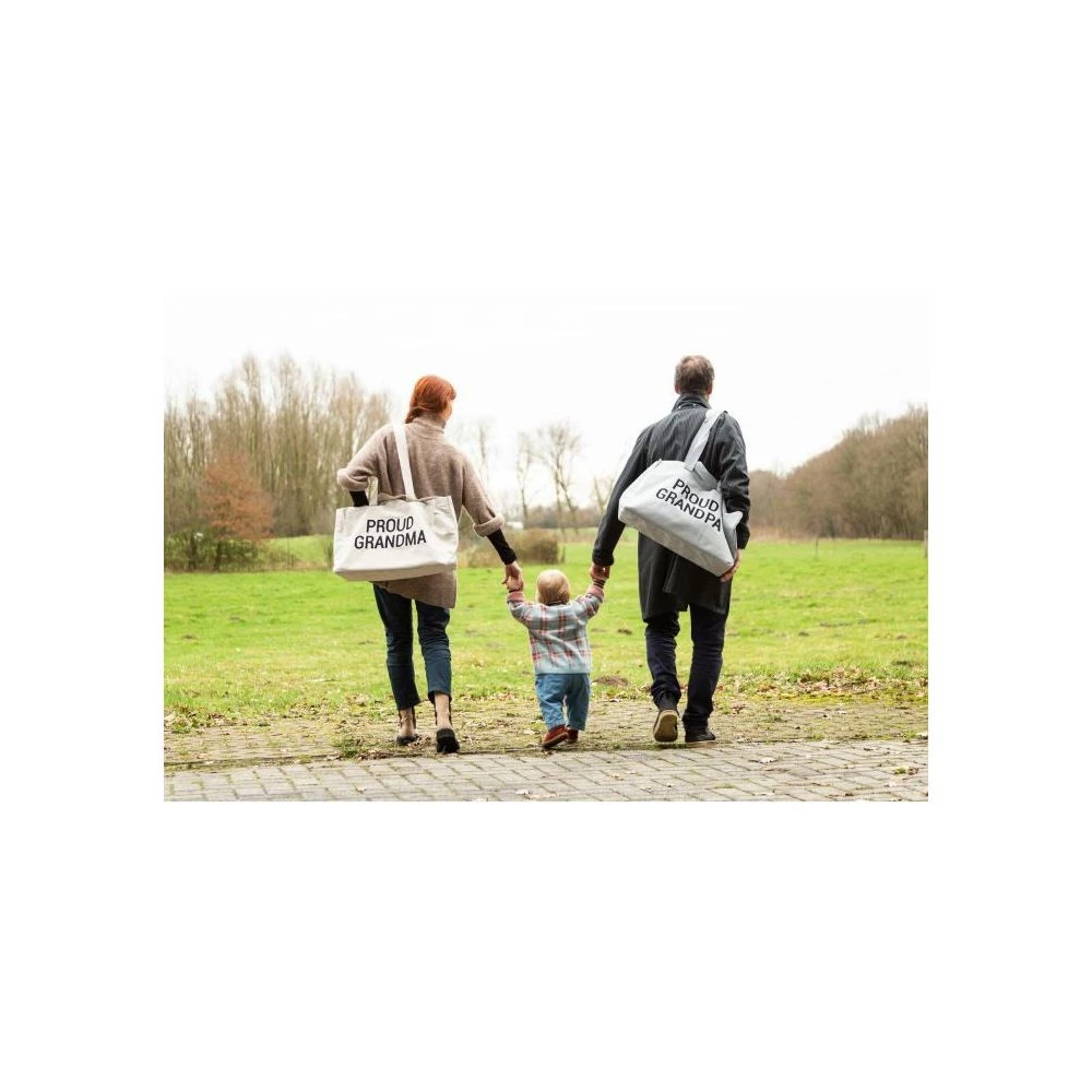 Childhome Sac à Langer Proud Grandpa En Toile Gris 6 Childhome Sac à Langer Proud Grandpa En Toile Gris – Image 6