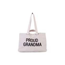Childhome Sac à Langer Proud Grandma En Toile écru