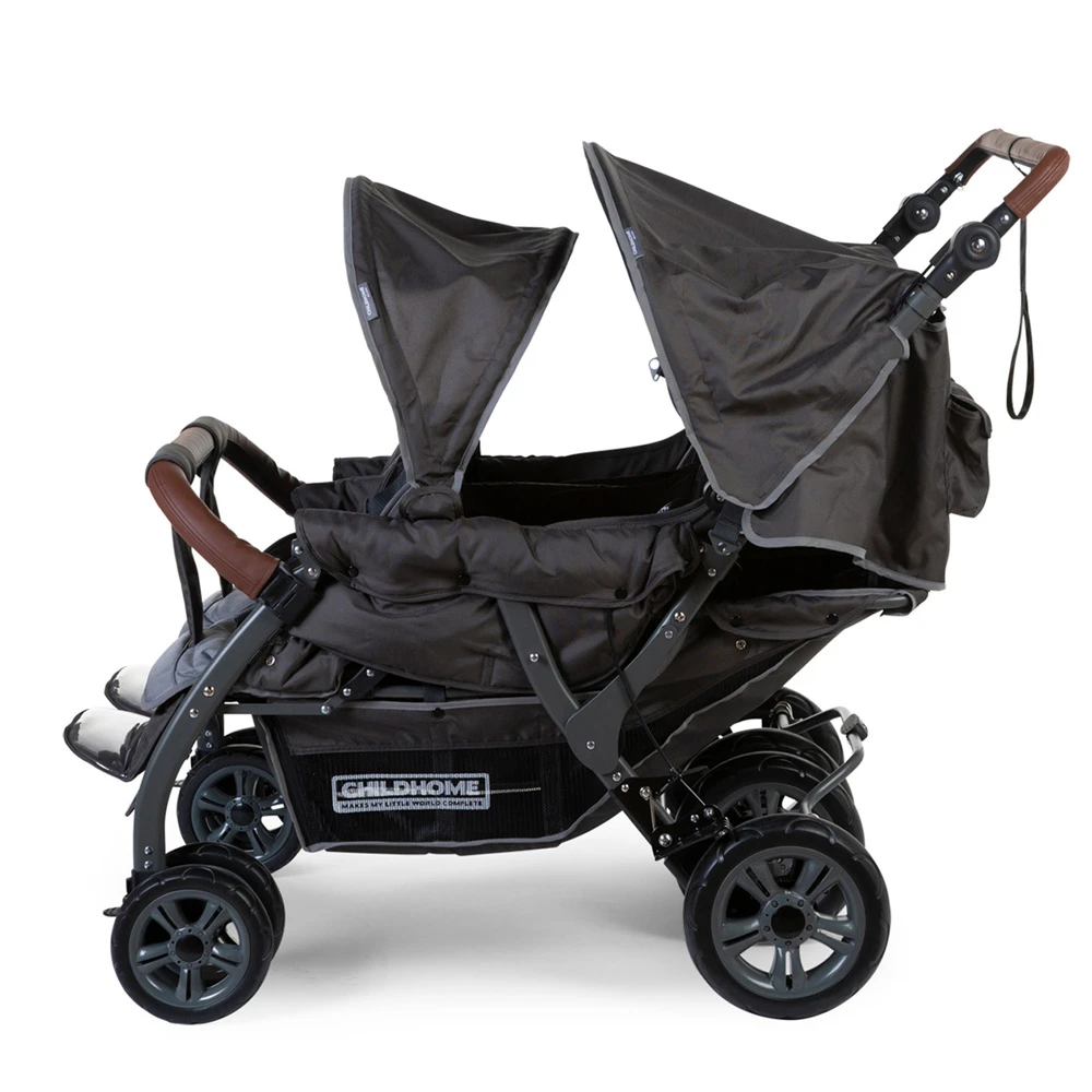 Childhome Poussette Quadruple Gris Anthracite 2 Childhome Poussette Quadruple Gris Anthracite – Image 2