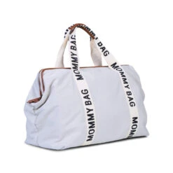 Childhome Sac à Langer Mommy Bag Signature Canvas Off White 9 Childhome Sac à Langer Mommy Bag Signature Canvas Off White -Allobébé cw045364386 2