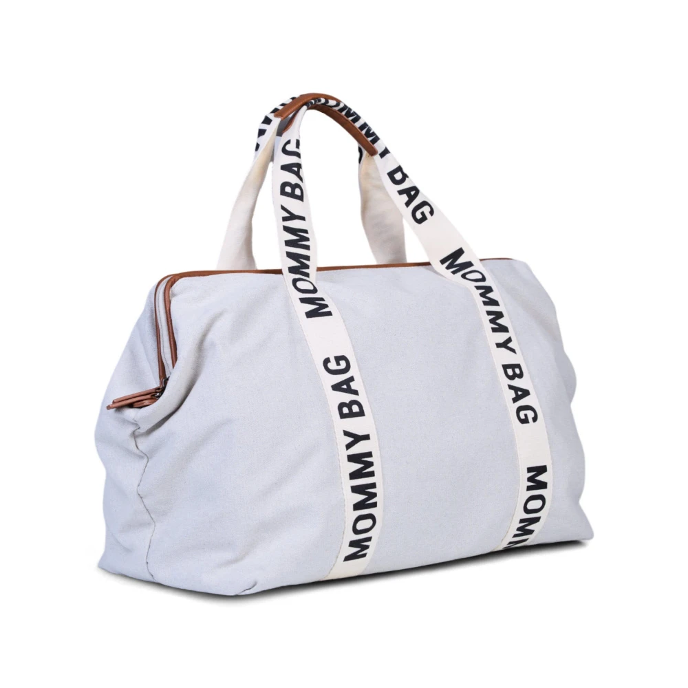 Childhome Sac à Langer Mommy Bag Signature Canvas Off White 3 Childhome Sac à Langer Mommy Bag Signature Canvas Off White – Image 3