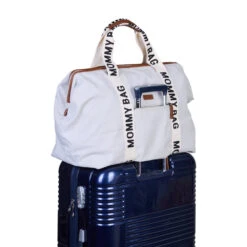 Childhome Sac à Langer Mommy Bag Signature Canvas Off White 12 Childhome Sac à Langer Mommy Bag Signature Canvas Off White -Allobébé cw045364386 5