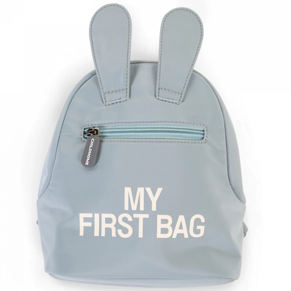 Childhome Sac à Dos Enfant My First Bag Gris 1 Childhome Sac à Dos Enfant My First Bag Gris