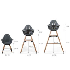 Childhome Chaise Haute évolutive Evolu 2 Réglable En Hauteur Translucide 11 Childhome Chaise Haute évolutive Evolu 2 Réglable En Hauteur Translucide -Allobébé cw051859702 5