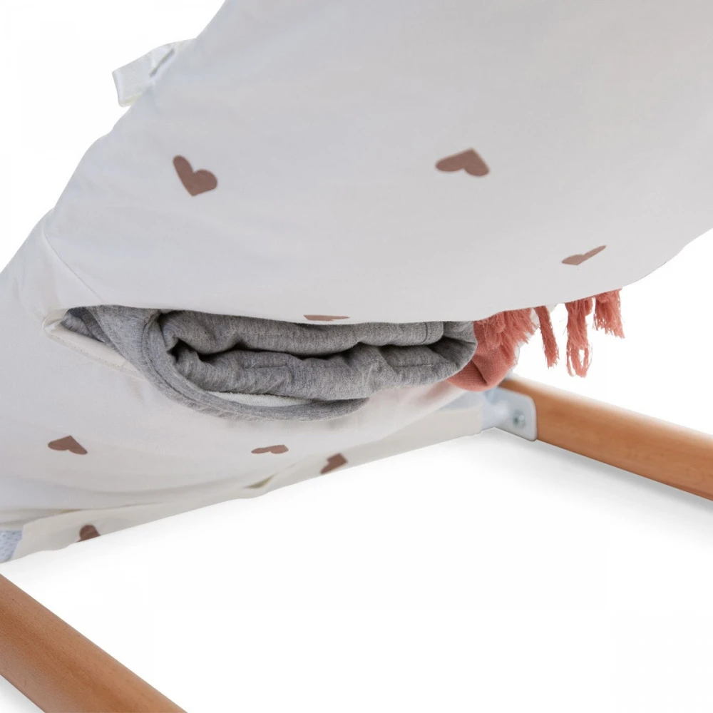 Childhome Housse Pour Transat Evolux Coeurs Dorés 2 Childhome Housse Pour Transat Evolux Coeurs Dorés – Image 2