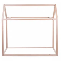 Childhome Lit Cabane En Bois Naturel 70 X 140 Cm