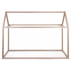 Childhome Lit Cabane Junior En Bois Naturel 90 X 200 Cm