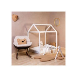 Childhome Lit Cabane En Bois Naturel écru 70 X 140 Cm 14 Childhome Lit Cabane En Bois Naturel écru 70 X 140 Cm -Allobébé cw063262900 6