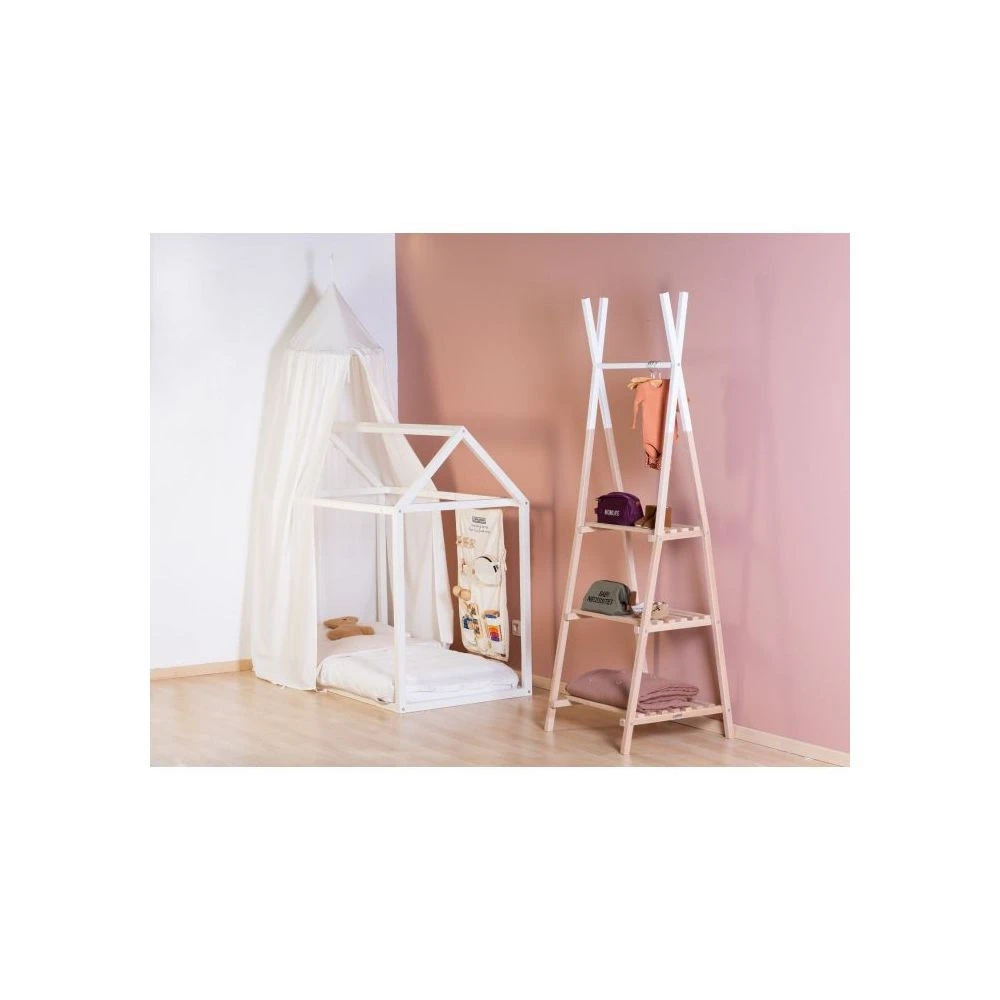 Childhome Lit Cabane En Bois Naturel écru 70 X 140 Cm 8 Childhome Lit Cabane En Bois Naturel écru 70 X 140 Cm – Image 8