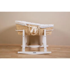 Childhome Couffin Panier Moise Natural + Matelas + Habillage Jersey Gold Dots 9 Childhome Couffin Panier Moise Natural + Matelas + Habillage Jersey Gold Dots -Allobébé cw063661132 3