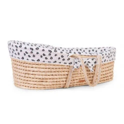 Childhome Couffin Panier Moise Natural + Matelas + Habillage Jersey Léopard 5 Childhome Couffin Panier Moise Natural + Matelas + Habillage Jersey Léopard -Allobébé cw063661224 2