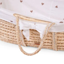 Childhome Couffin Panier Moise Natural + Matelas + Habillage Jersey Hearts 5 Childhome Couffin Panier Moise Natural + Matelas + Habillage Jersey Hearts -Allobébé cw063661231 2