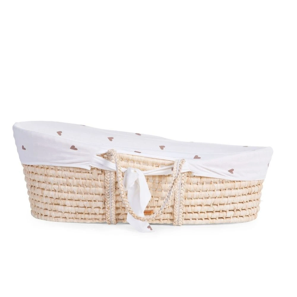 Childhome Habillage De Couffin Moïse Coeurs Dorés 2 Childhome Habillage De Couffin Moïse Coeurs Dorés – Image 2