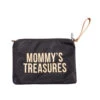 Childhome Pochette Mommy's Treasure Noire Et Or