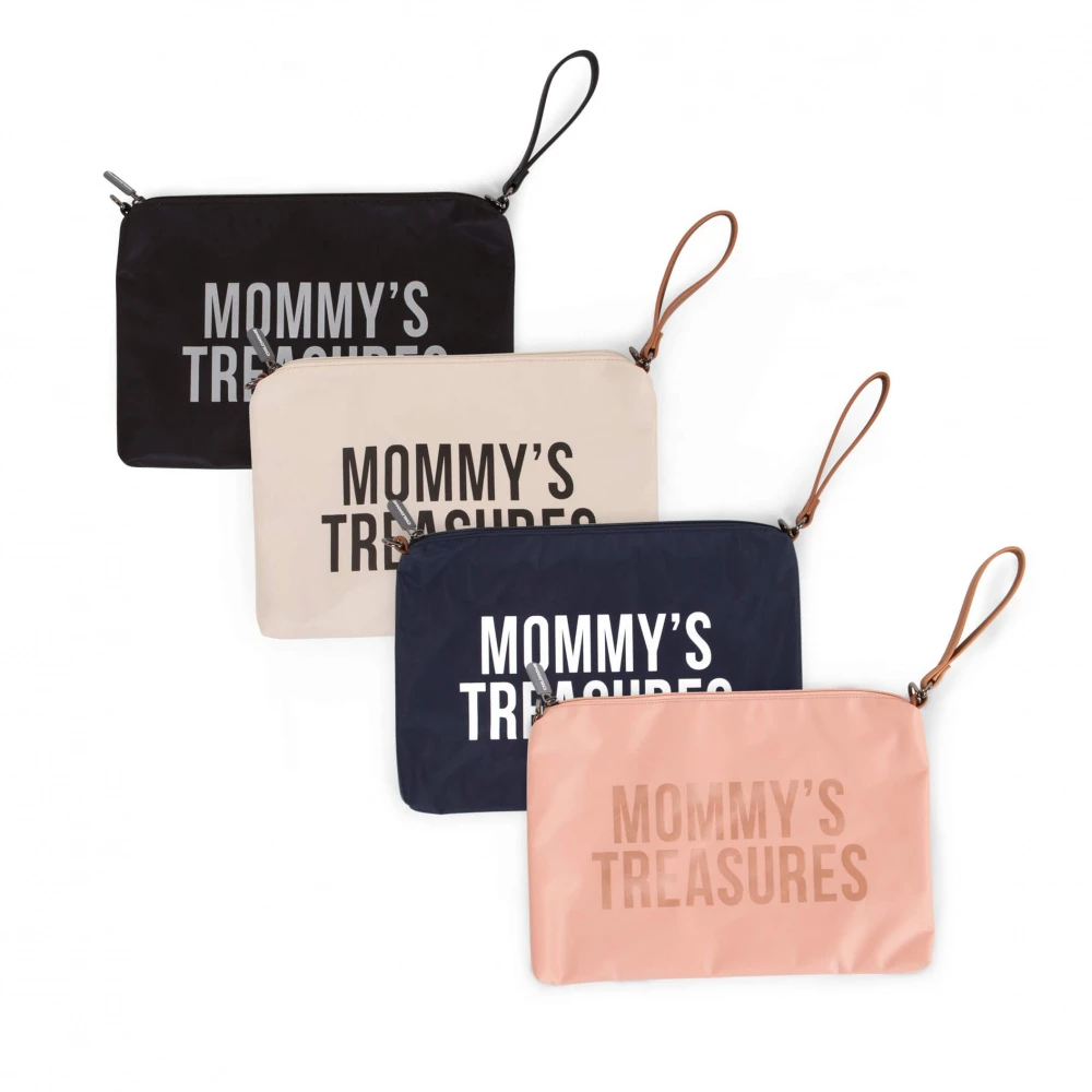 Childhome Pochette Mommy's Treasure Noire Et Or 2 Childhome Pochette Mommy's Treasure Noire Et Or – Image 2