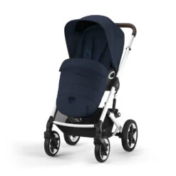 CYBEX Poussette Talos S Lux - Châssis Silver - Ocean Blue