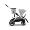 CYBEX Poussette Gazelle S - Châssis Noir - Lava Grey