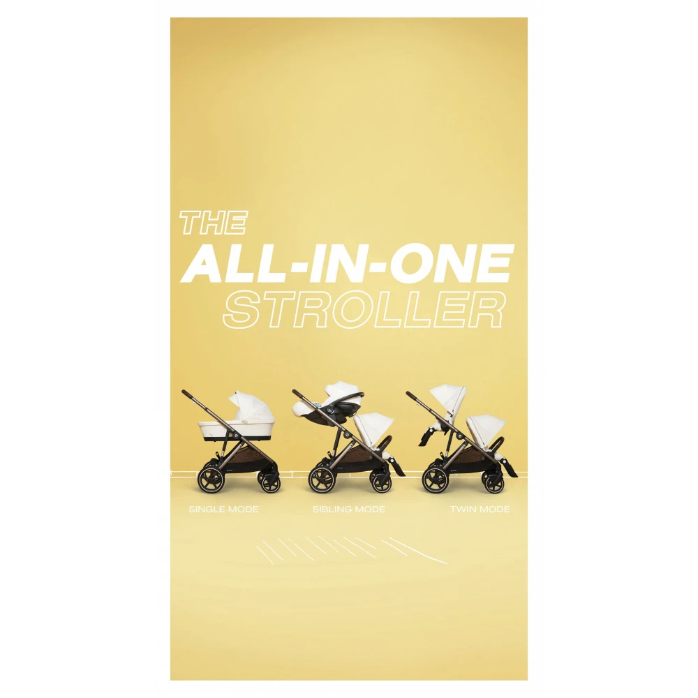 CYBEX Poussette Gazelle S - Châssis Silver - Ocean Blue 5 CYBEX Poussette Gazelle S - Châssis Silver - Ocean Blue – Image 5