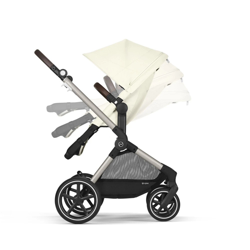 CYBEX Poussette Eos Lux Taupe Siège Seashell Beige 4 CYBEX Poussette Eos Lux Taupe Siège Seashell Beige – Image 4