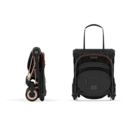 CYBEX Poussette Compacte Coya Châssis Rose Gold Siège Noir 16 CYBEX Poussette Compacte Coya Châssis Rose Gold Siège Noir -Allobébé cy041086383 2