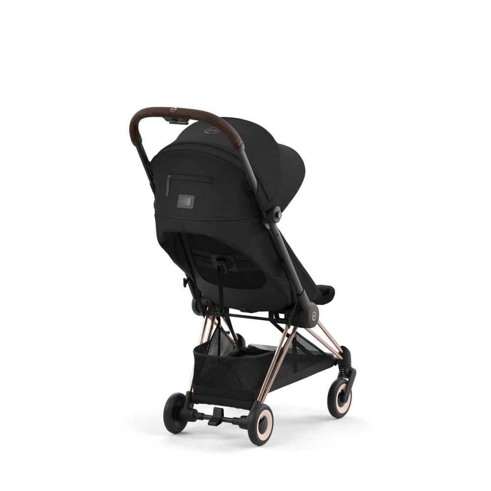 CYBEX Poussette Compacte Coya Châssis Rose Gold Siège Noir 4 CYBEX Poussette Compacte Coya Châssis Rose Gold Siège Noir – Image 4