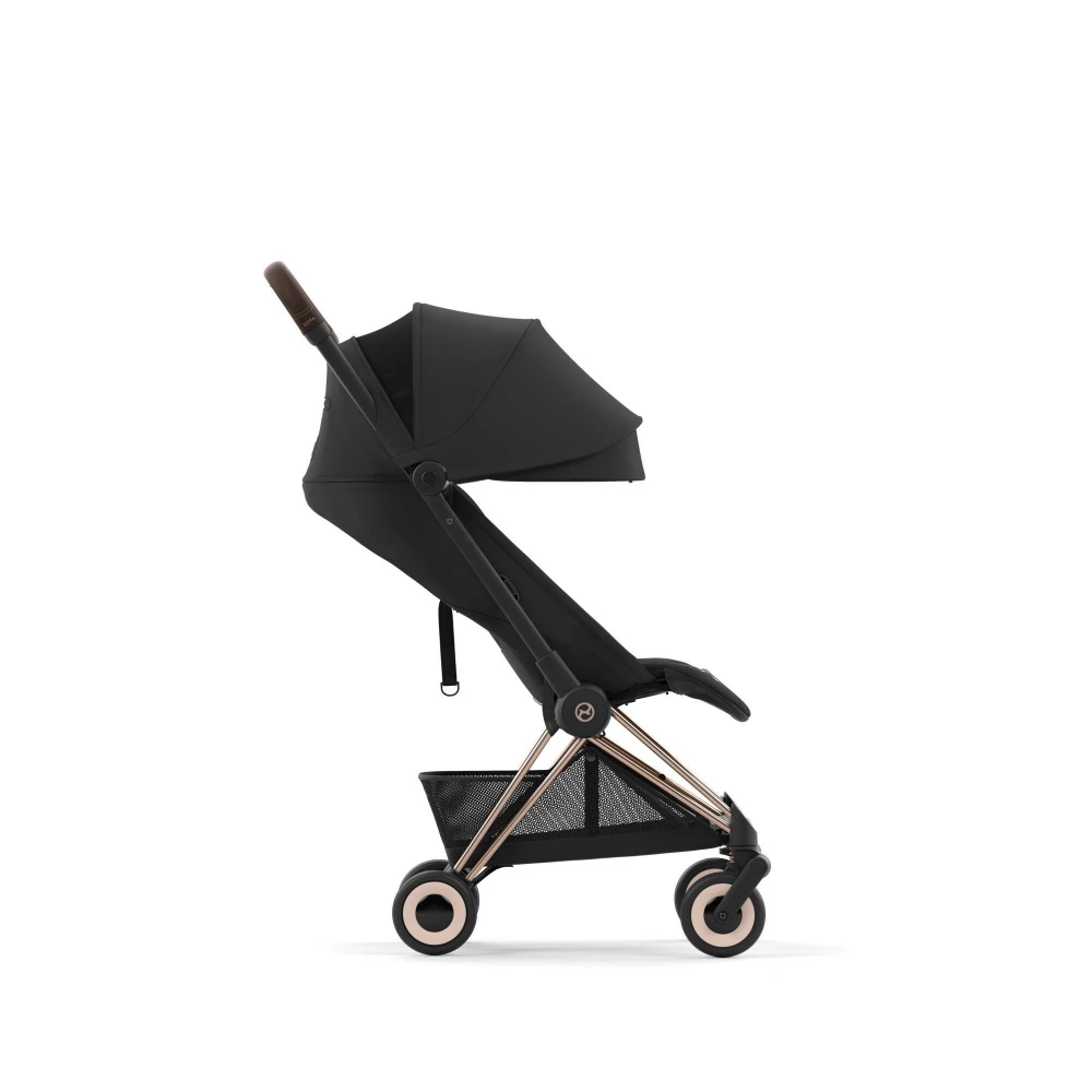 CYBEX Poussette Compacte Coya Châssis Rose Gold Siège Noir 5 CYBEX Poussette Compacte Coya Châssis Rose Gold Siège Noir – Image 5