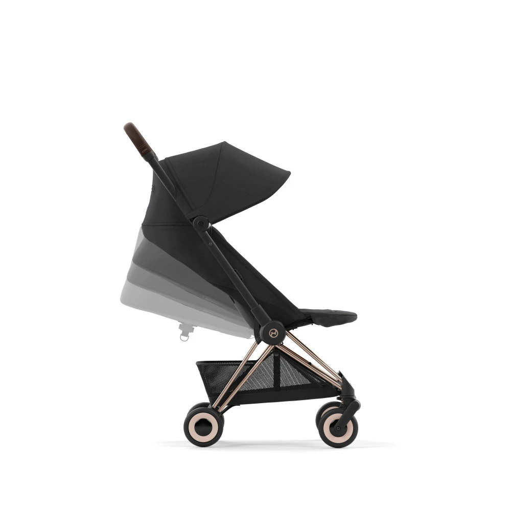 CYBEX Poussette Compacte Coya Châssis Rose Gold Siège Noir 8 CYBEX Poussette Compacte Coya Châssis Rose Gold Siège Noir – Image 8