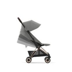CYBEX Poussette Compacte Coya Châssis Rose Gold Siège Gris -Allobébé cy041086468 3