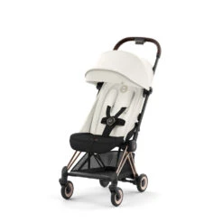 CYBEX Poussette Compacte Coya Châssis Rose Gold Siège Blanc -Allobébé cy041086543 5