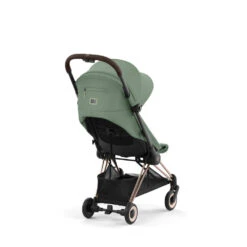 CYBEX Poussette Compacte Coya Châssis Rose Gold Siège Vert -Allobébé cy041086703 3