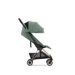 CYBEX Poussette Compacte Coya Châssis Rose Gold Siège Vert -Allobébé cy041086703 4
